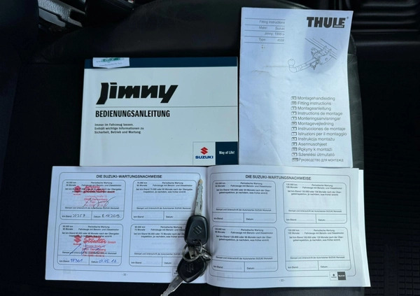 Suzuki Jimny cena 47700 przebieg: 79000, rok produkcji 2010 z Sokołów Małopolski małe 191
